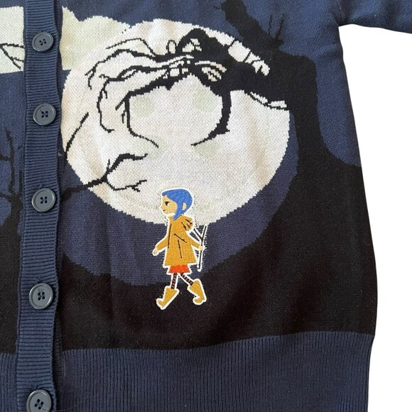 Coraline Clouds Scenic Women's Cardigan Size 3X - Picture 9 of 11